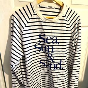 CHRLDR WOMENS SIZE LARGE LONGSLEEVE SHIRT LIGHT SWEATER